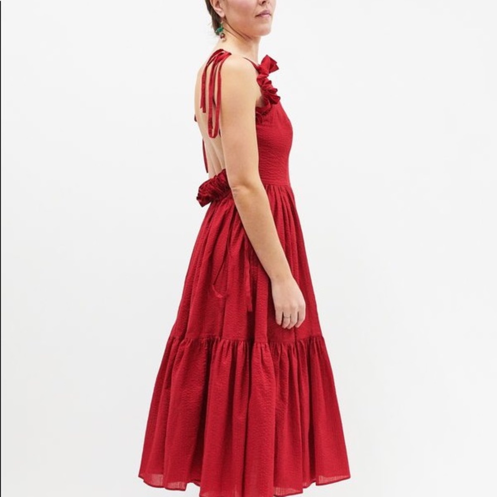 Naya Rea Gabriela Quilted Open Back Dress